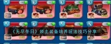 无尽冬日领主如何培养装备